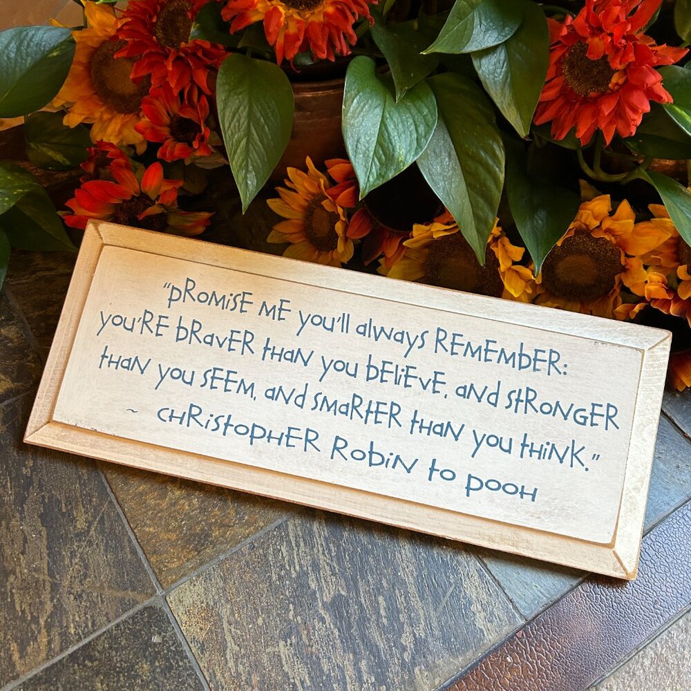 Winnie the Pooh Plaque (NEW) - Picture 4 of 13